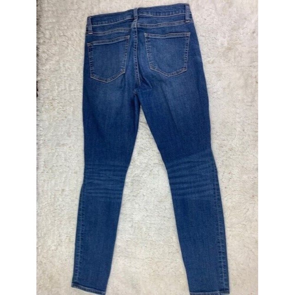 Gap Size 27 4 Womens Jeans True Skinny Mid Rise Stretch Med Wash - Picture 3 of 4